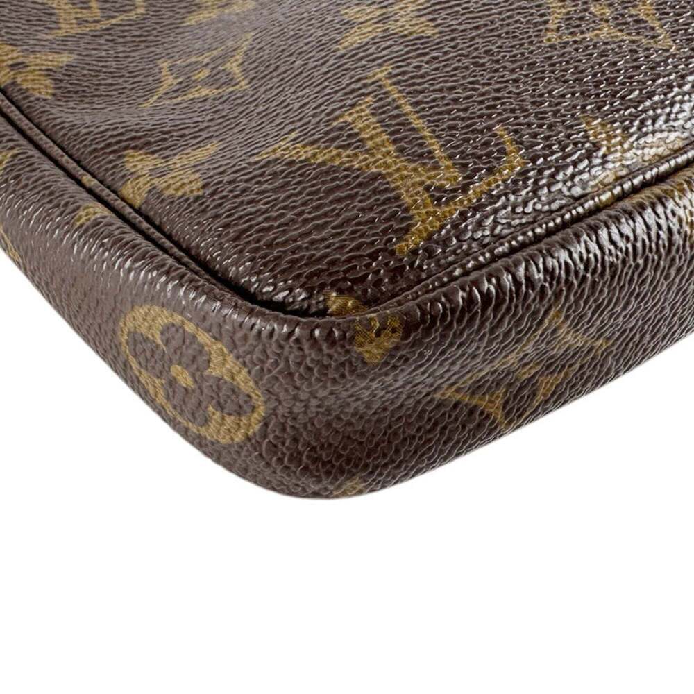 LOUIS VUITTON Brown Monogram Canvas Pochette Mini Bag - Picture 8 of 12